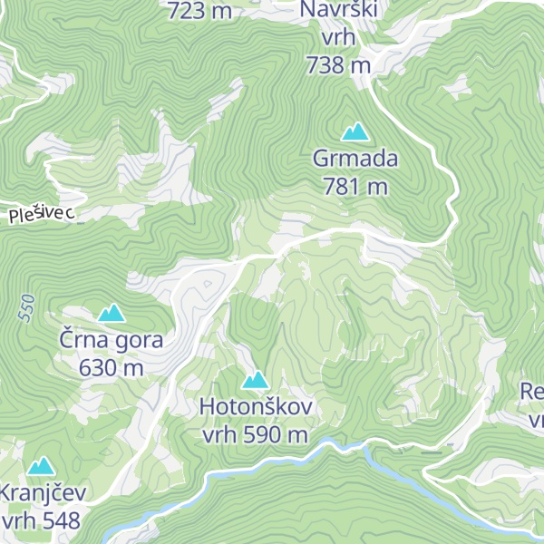 Map of Gostišče Volk