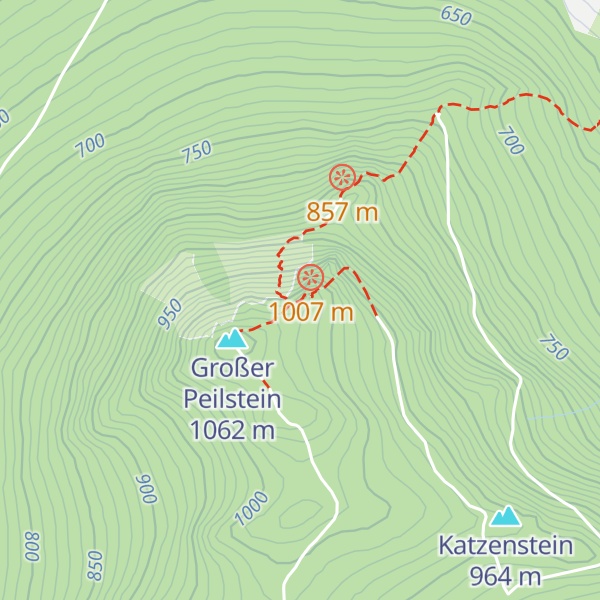 Map of Kleiner Peilstein