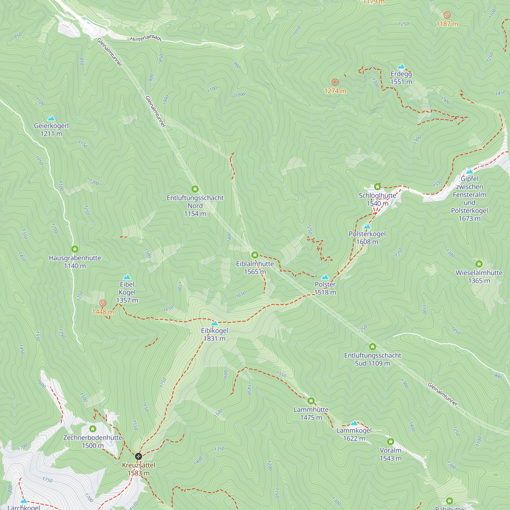 Eiblalmhütte map