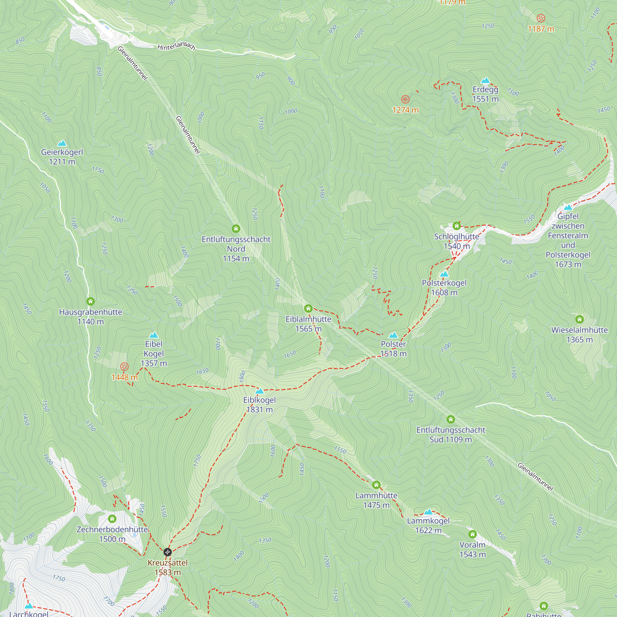 Eiblalmhütte map
