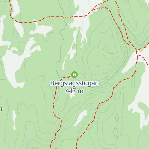 Map of Bergslagsstugan