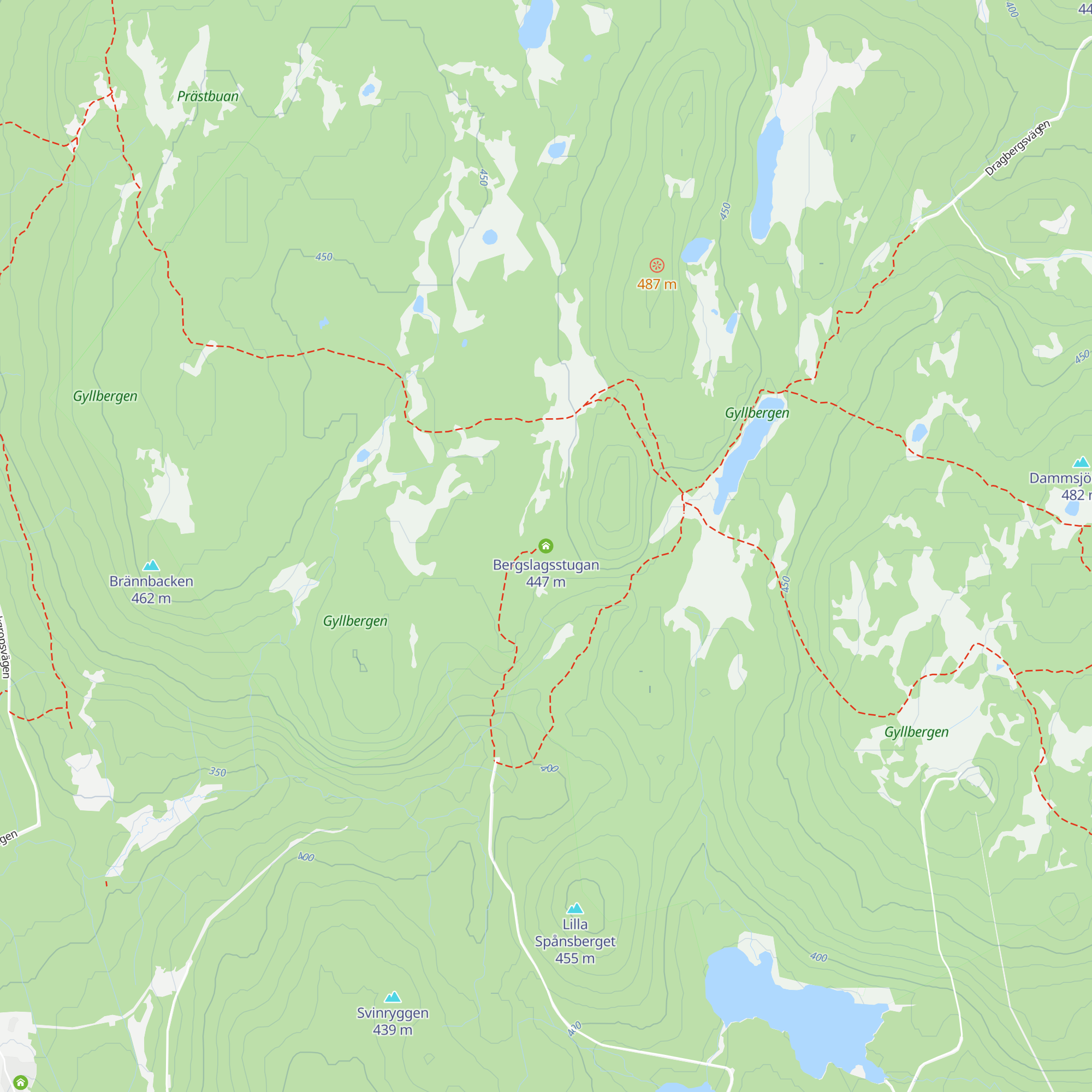 Bergslagsstugan map