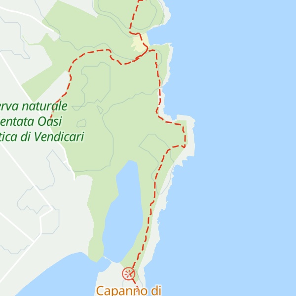 Map of Cozzo Balsamo