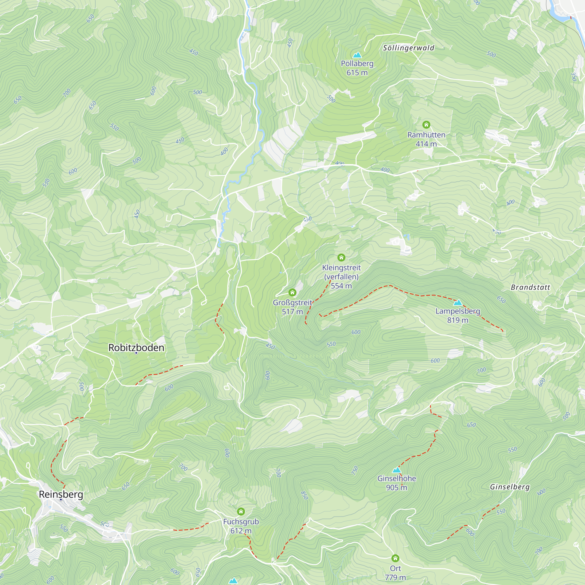 Großgstreit map