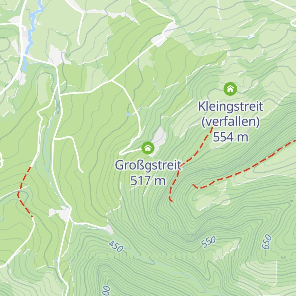 Map of Großgstreit