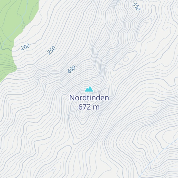 Map of Nordtinden