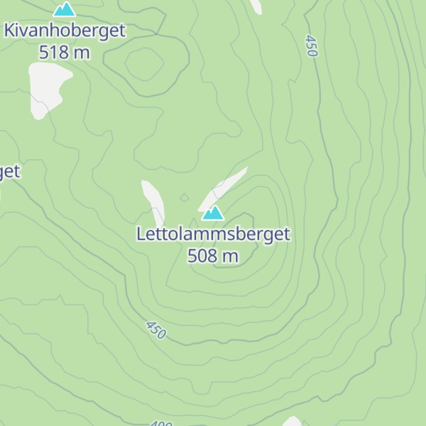Map of Lettolammsberget