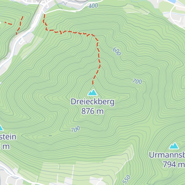 Map of Dreieckberg