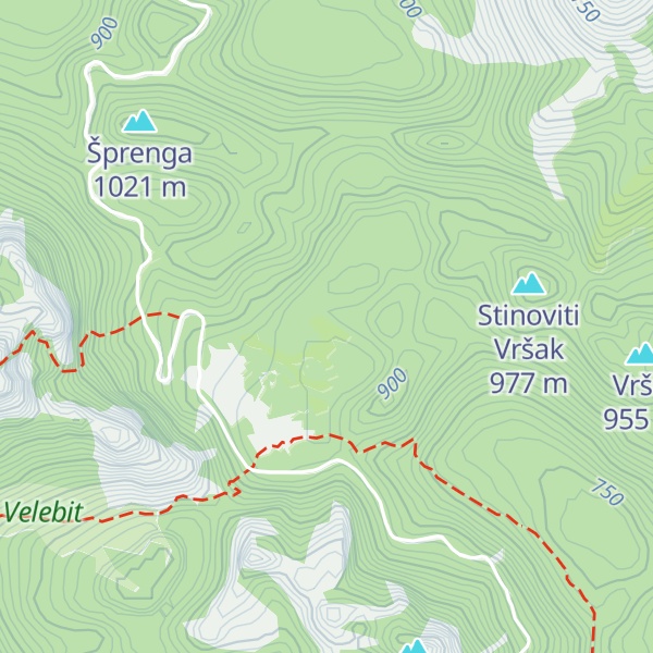 Map of (N) Planinarska kuća Ana 862m
