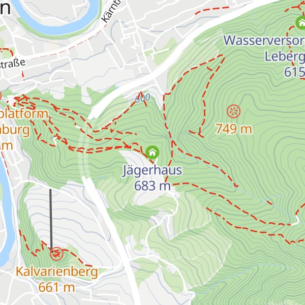 Map of Jägerhaus