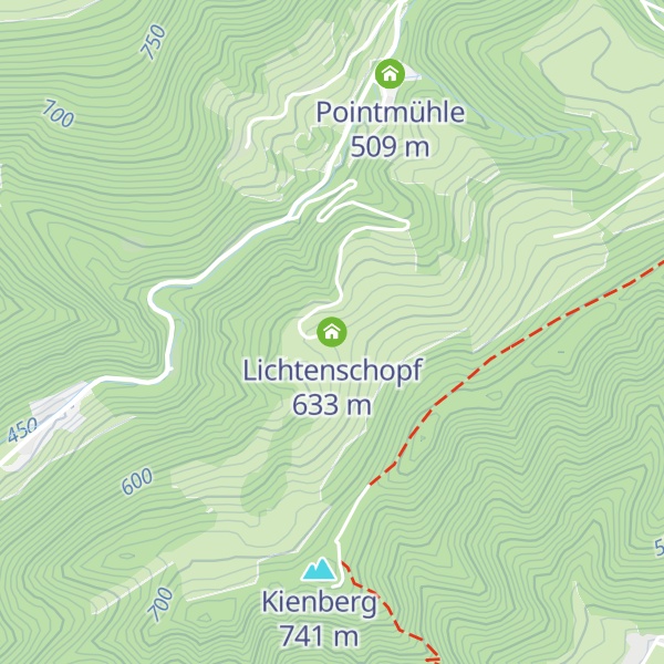 Map of Lichtenschopf