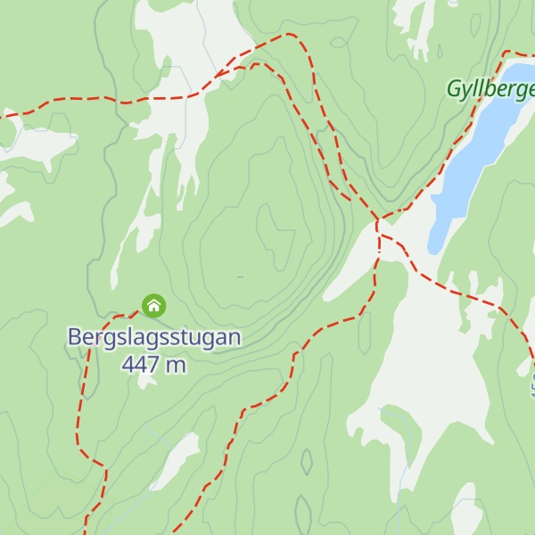 Map of Dragberget