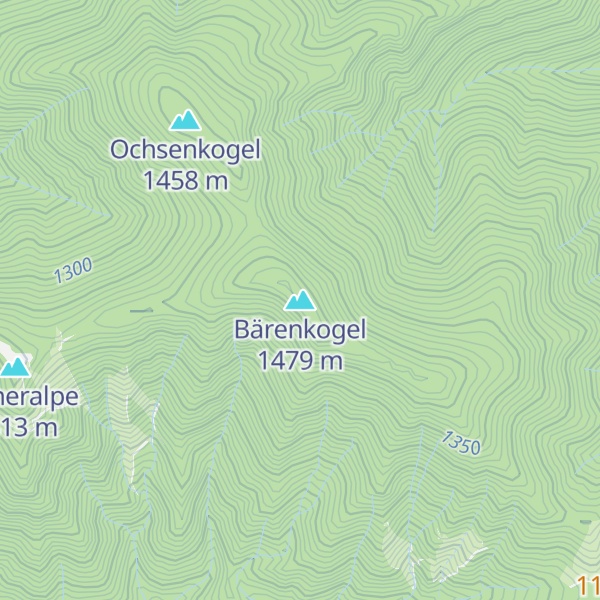 Map of Bärenkogel