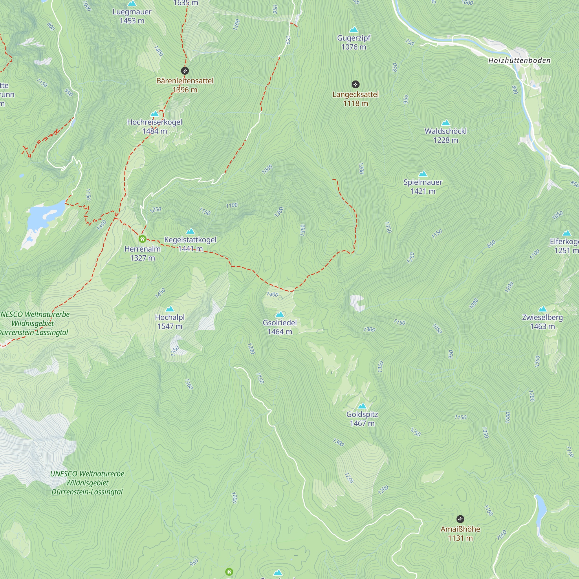 Grubwiesalm map