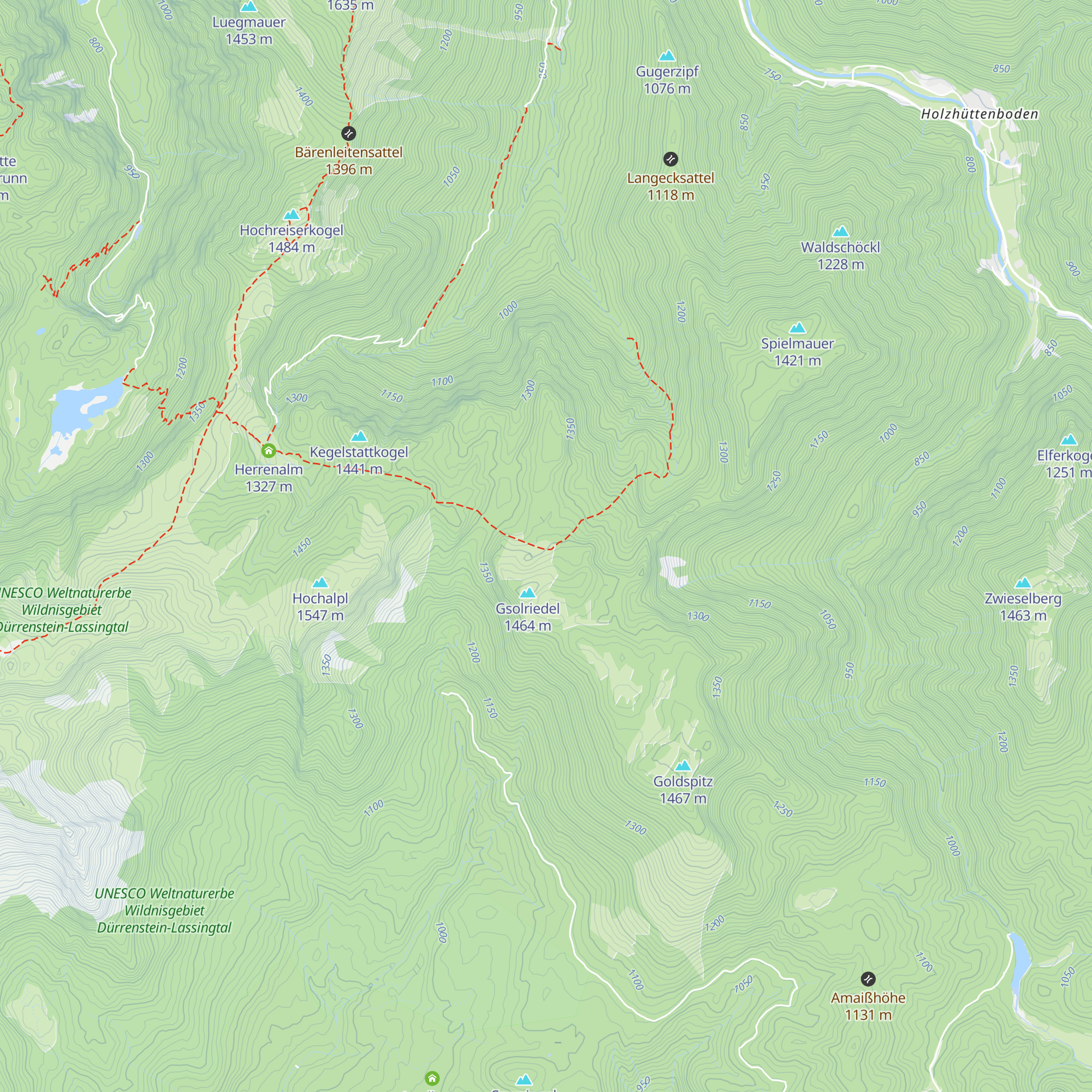 Grubwiesalm map