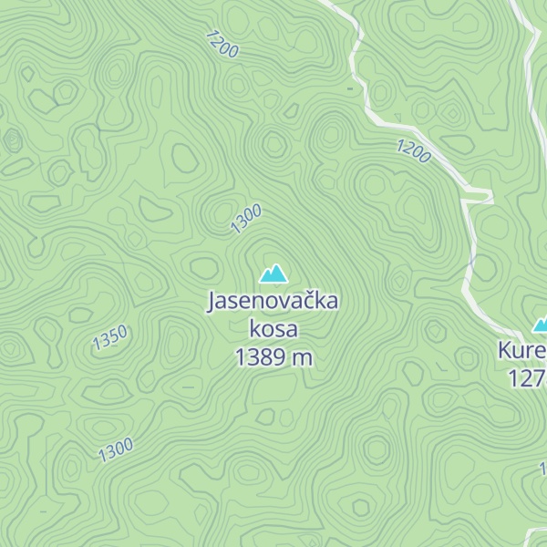 Map of Jasenovačka kosa