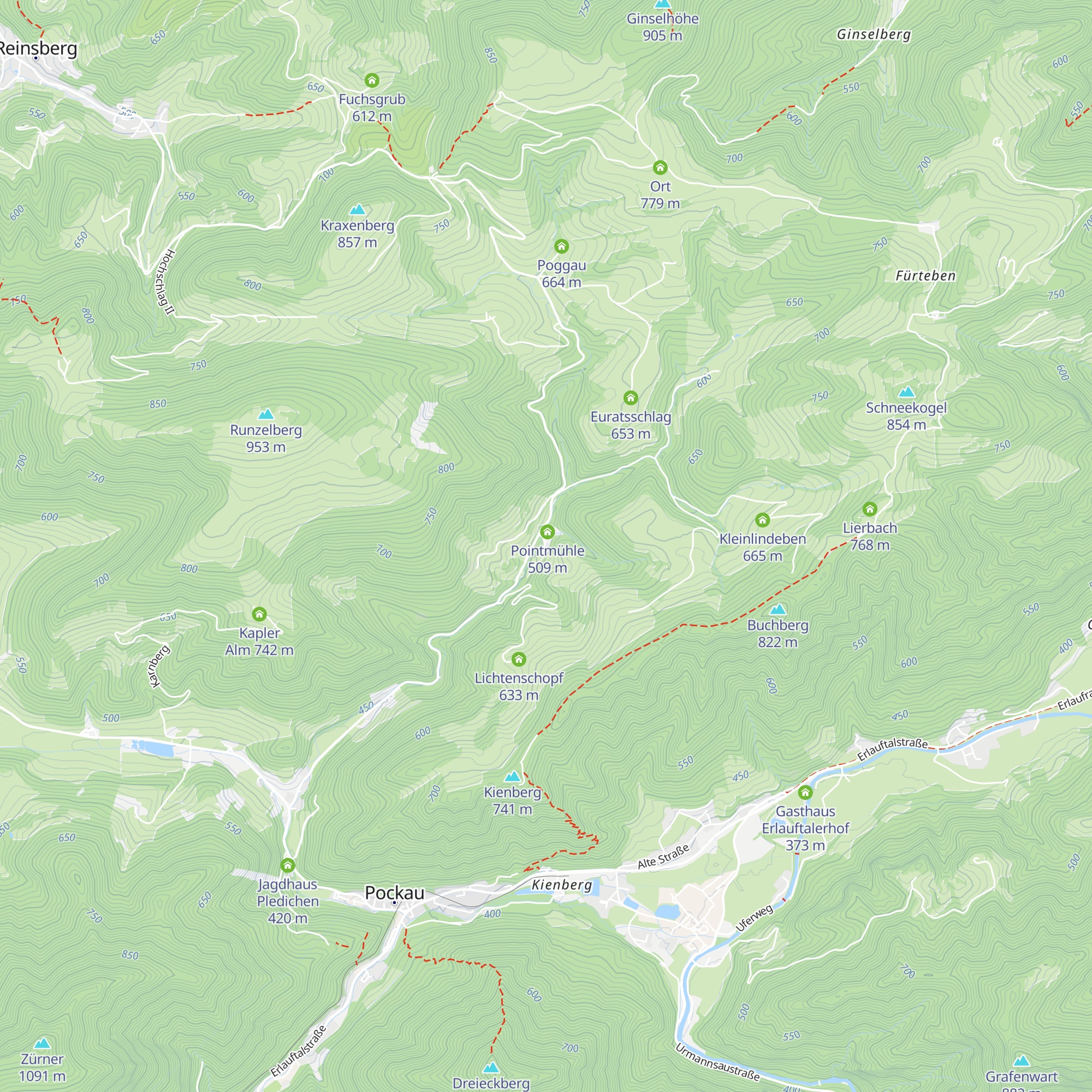 Pointmühle map