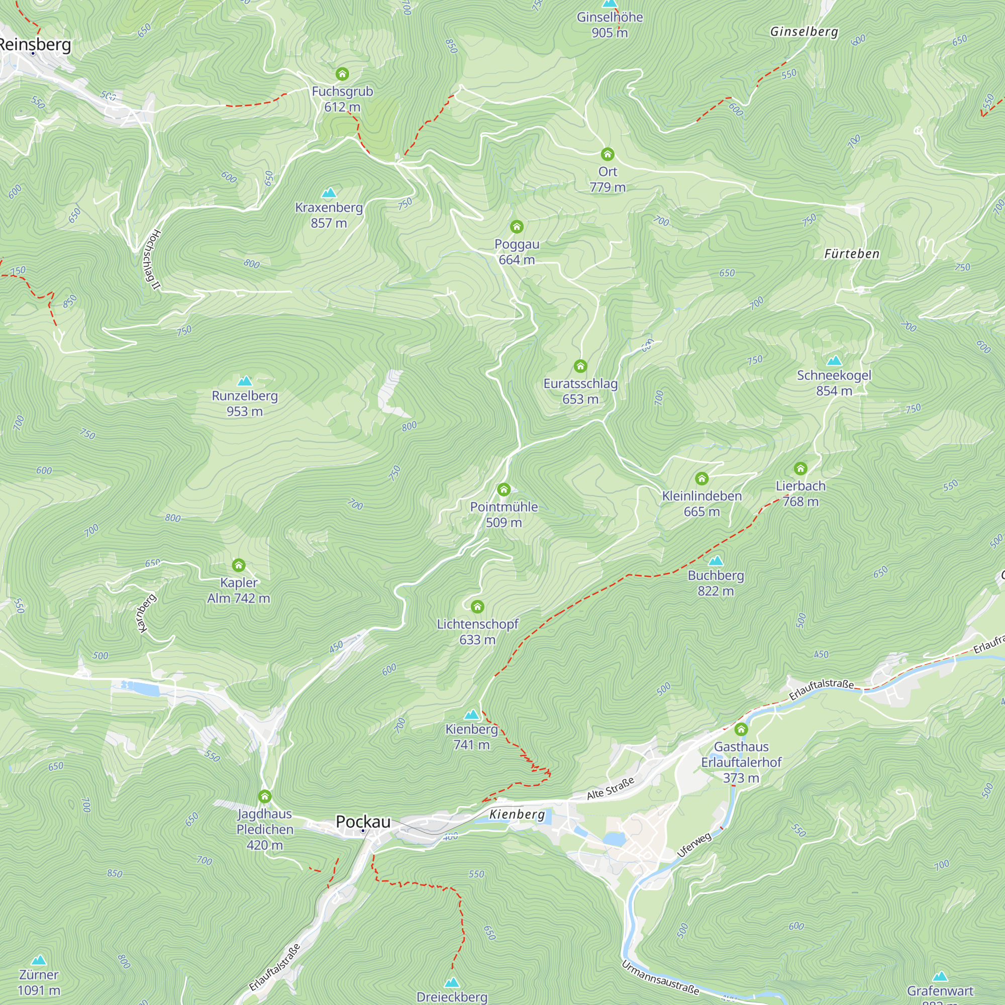 Pointmühle map