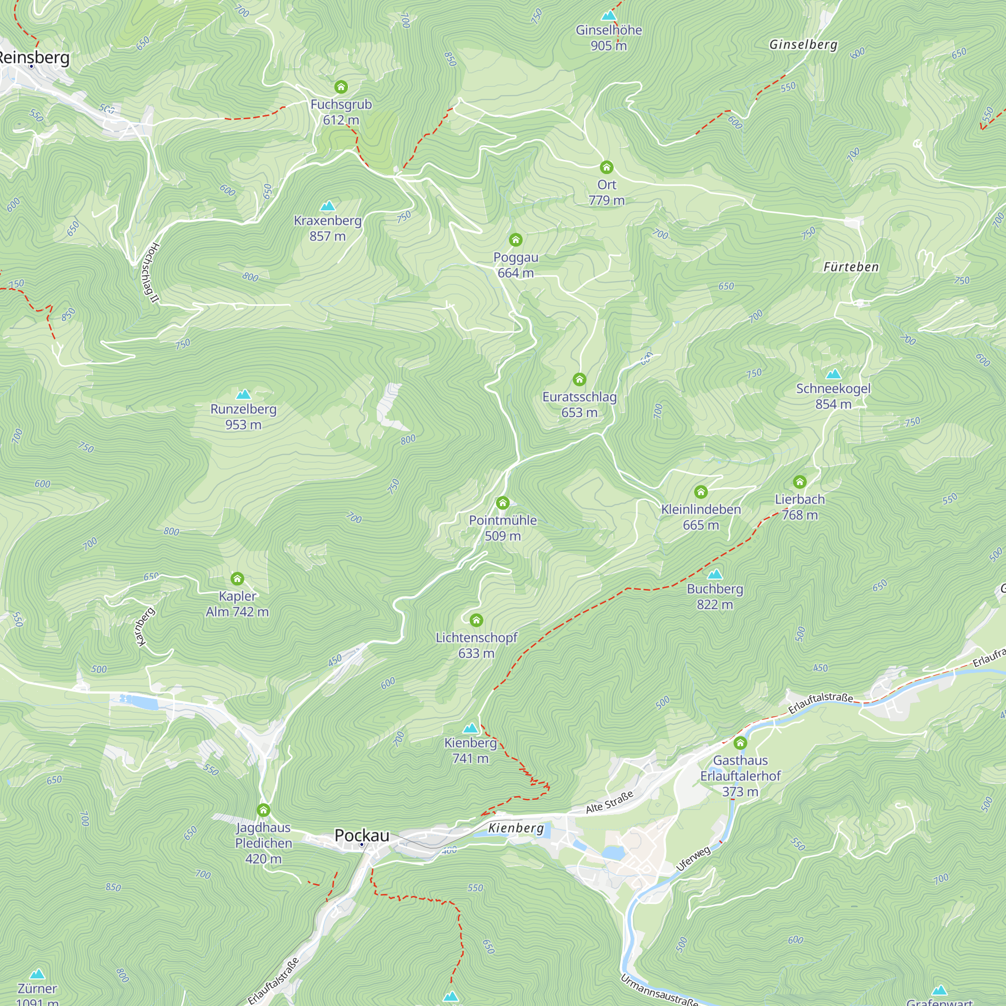 Pointmühle map