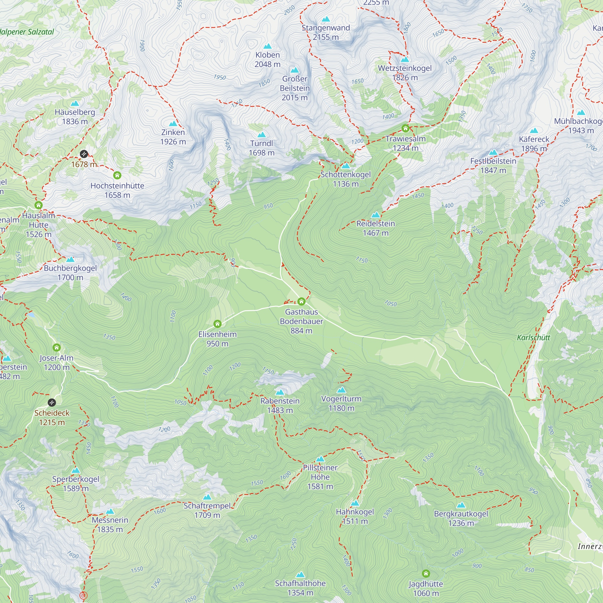 Gasthaus Bodenbauer map