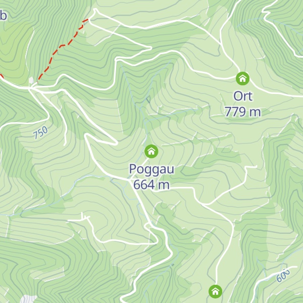 Map of Poggau