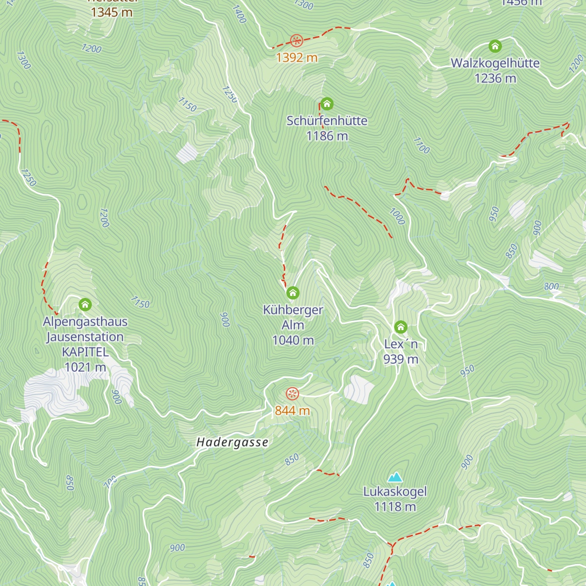 Kühberger Alm map