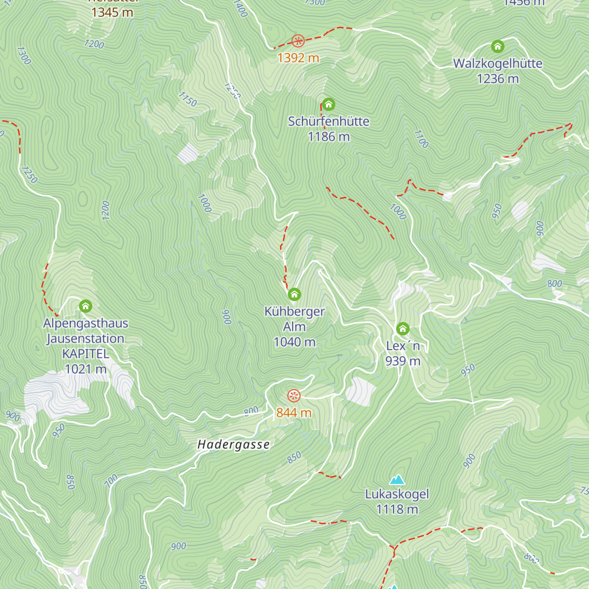 Kühberger Alm map