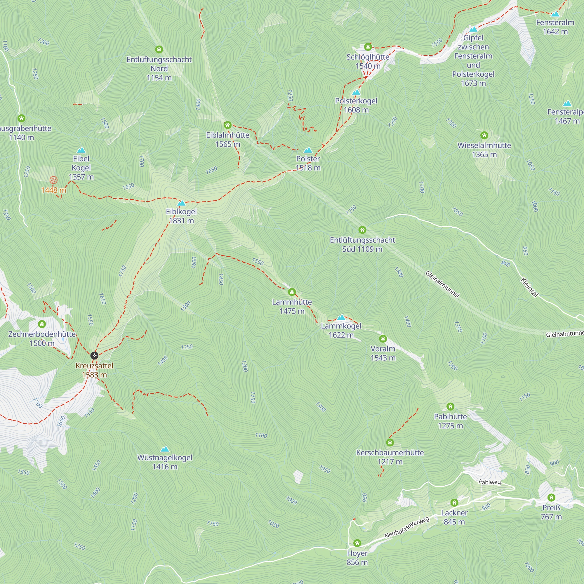Lammhütte map