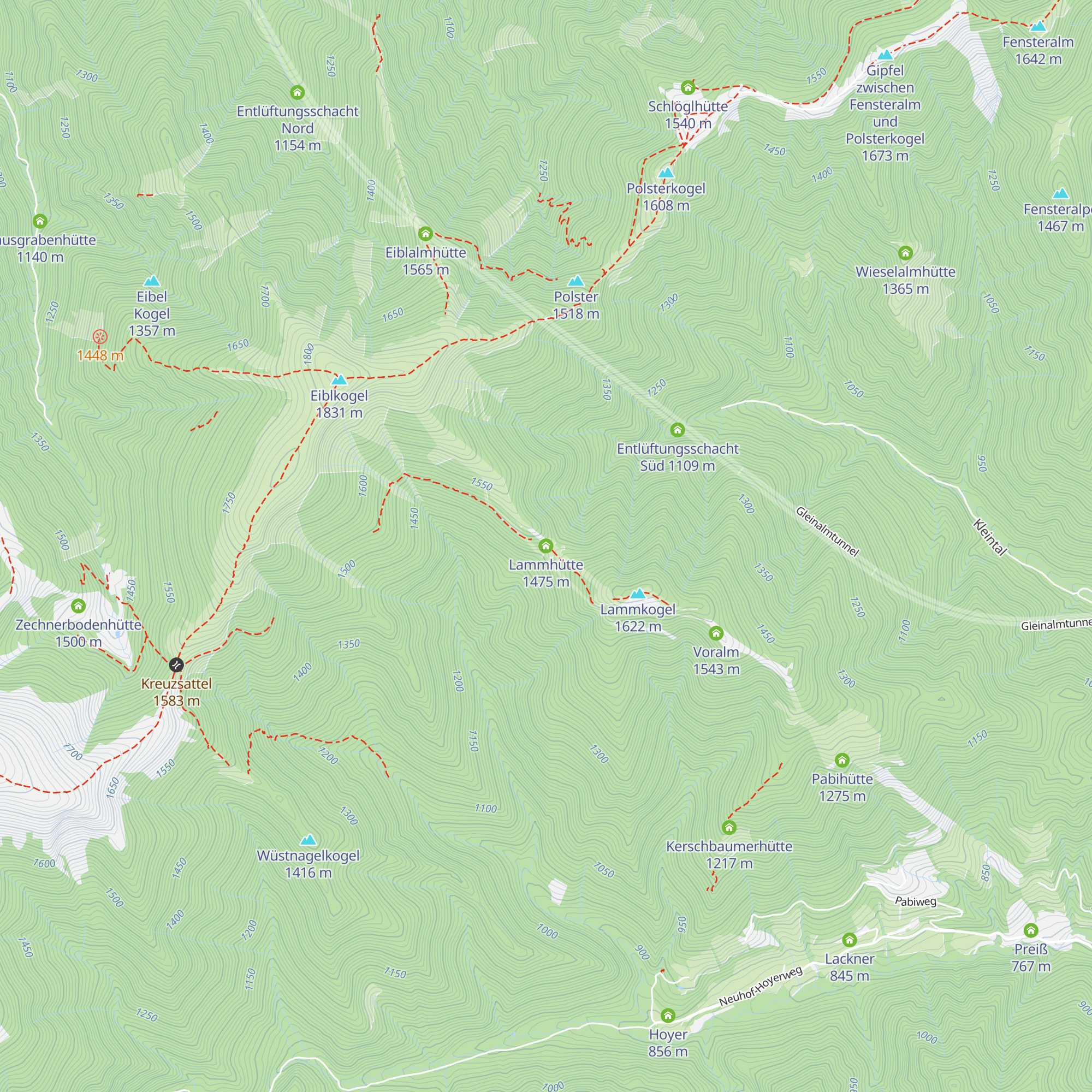 Lammhütte map