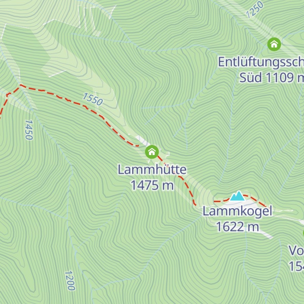 Map of Lammhütte
