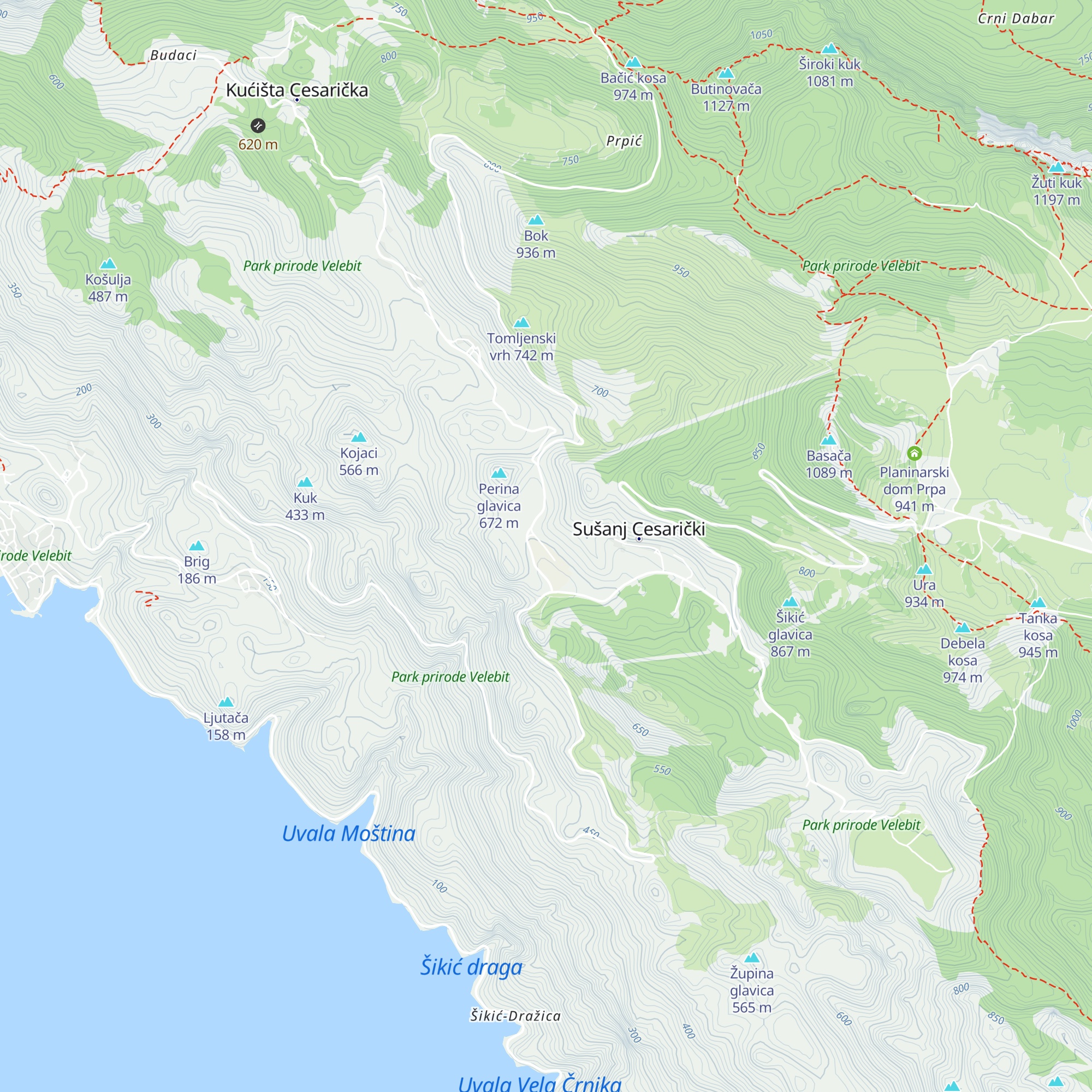 Hostel Čelina map