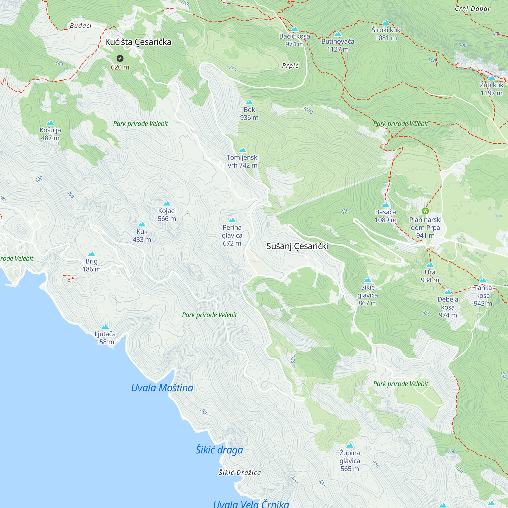 Hostel Čelina map