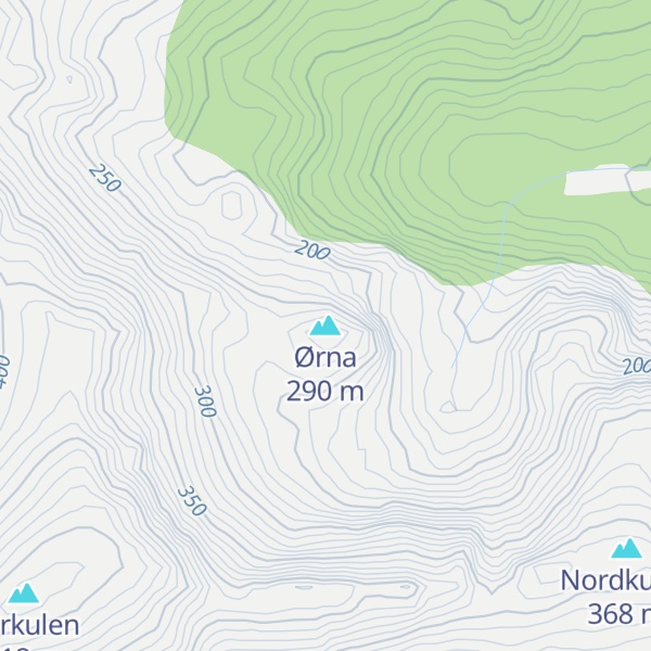 Map of Ørna