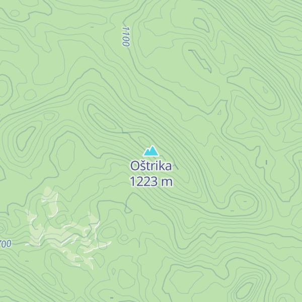 Map of Oštrika