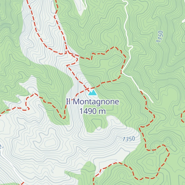 Map of Il Montagnone