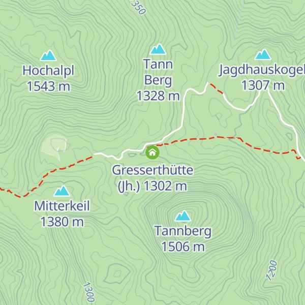 Map of Gresserthütte (Jh.)