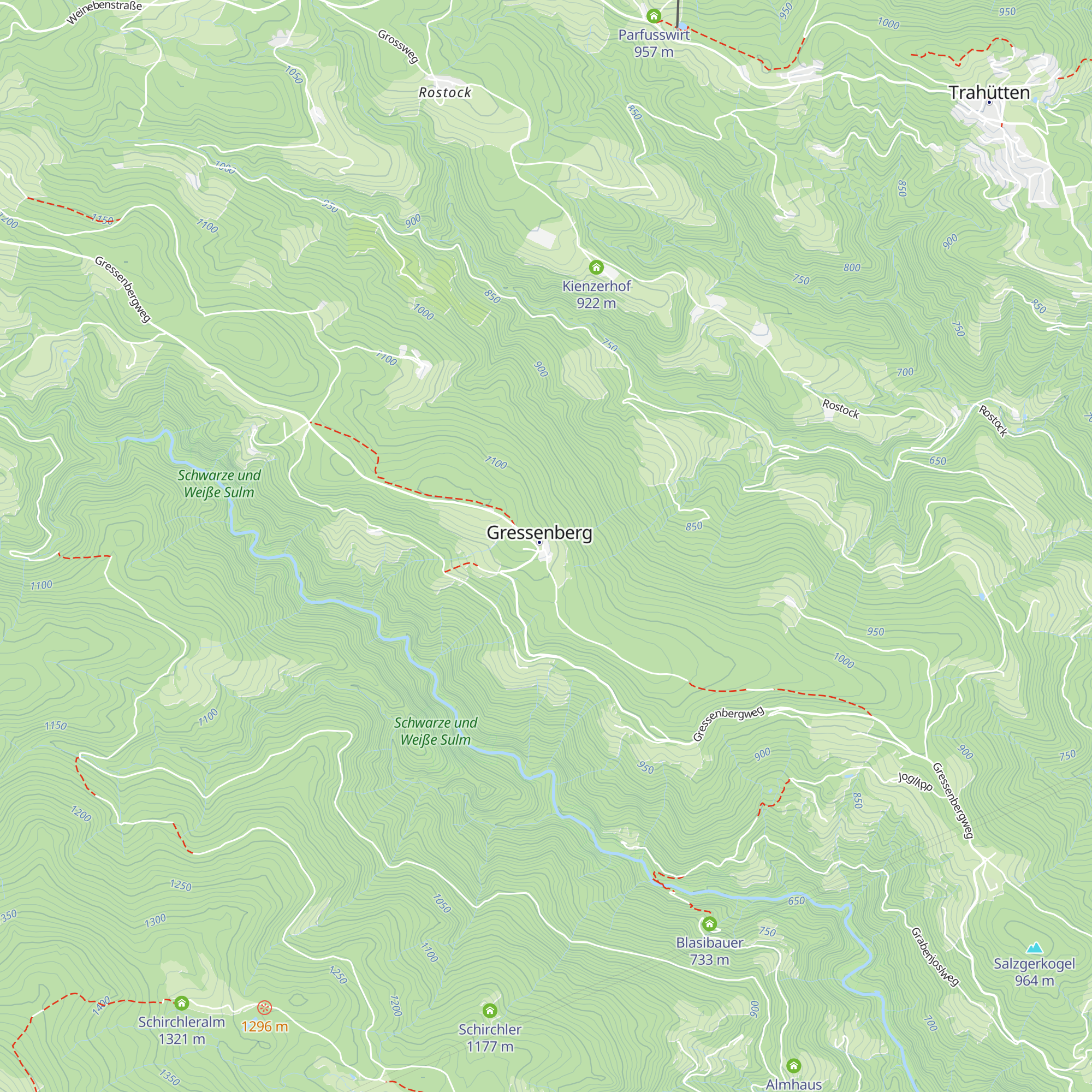 Alpengasthof Lenzbauer map