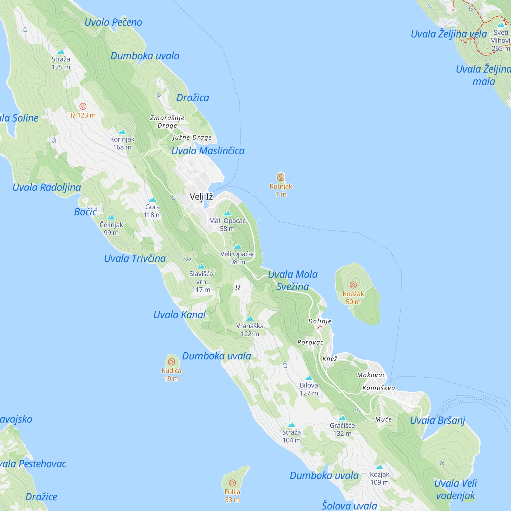 Konoba Kod Barbe map