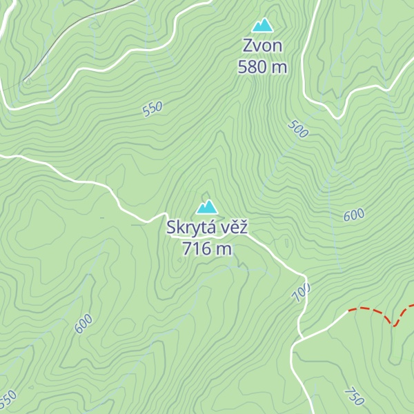 Map of Skrytá věž