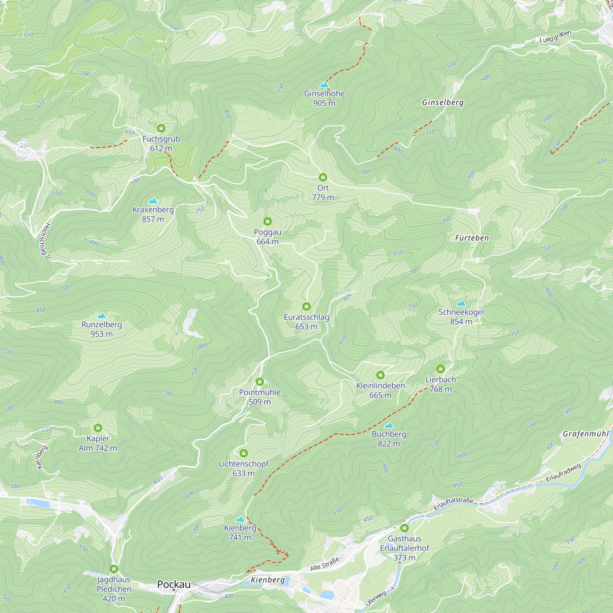 Euratsschlag map