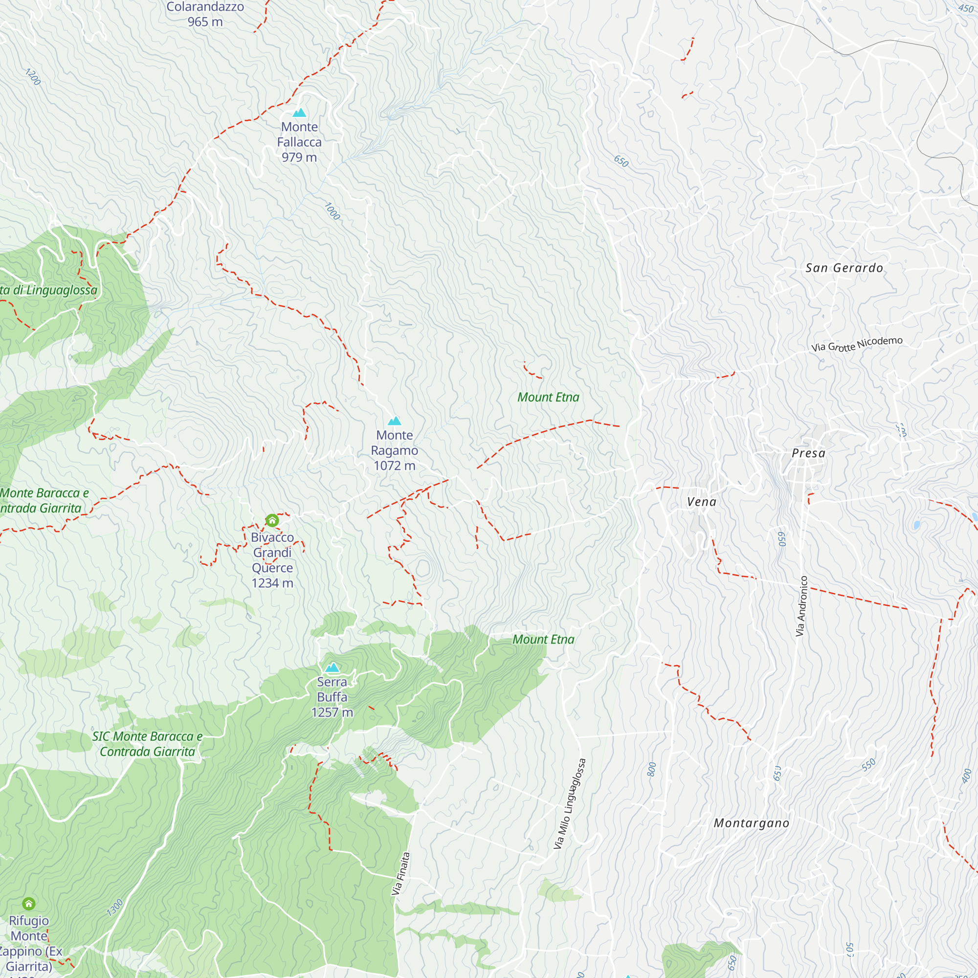 Rifugio Monte Stornello map