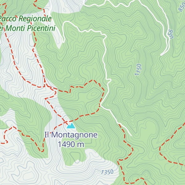 Map of Montagna di Mezzo
