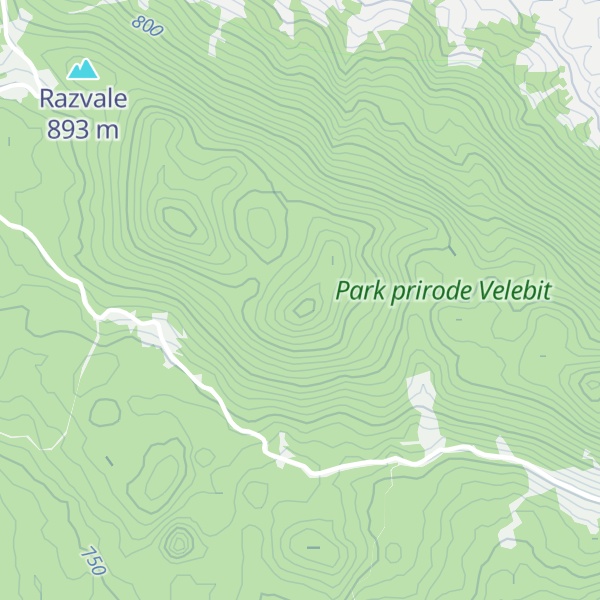 Map of Rožmanov vrh