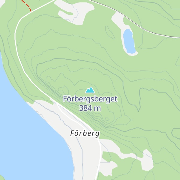 Map of Förbergsberget