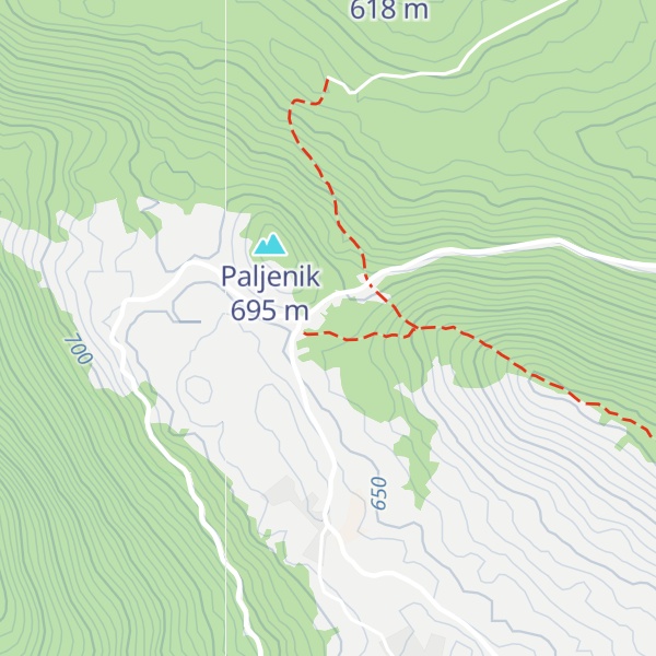 Map of Poljana