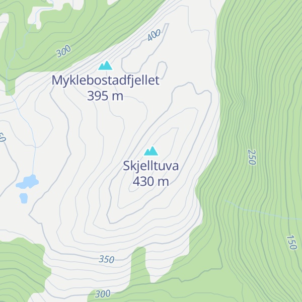 Map of Skjelltuva