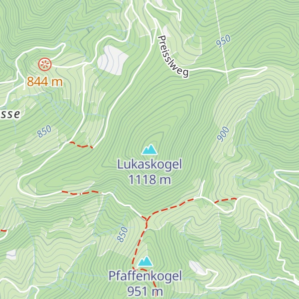 Map of Lukaskogel