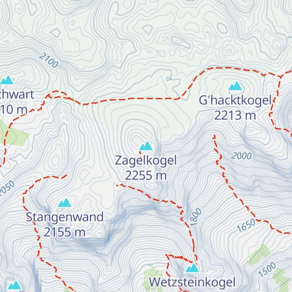 Map of Zagelkogel