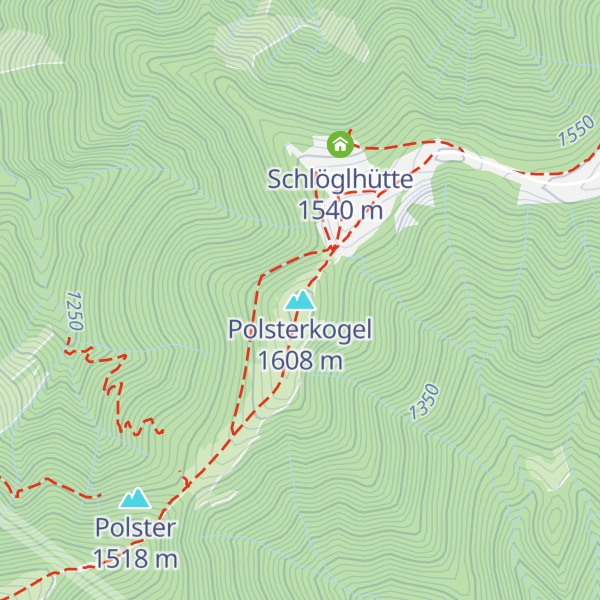 Map of Polsterkogel