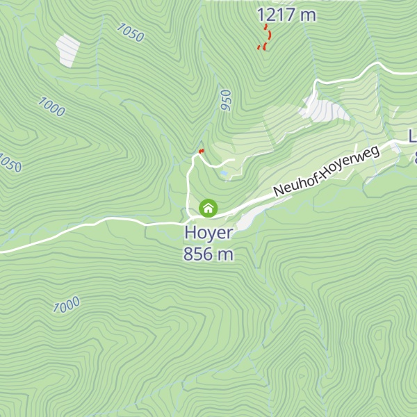 Map of Hoyer